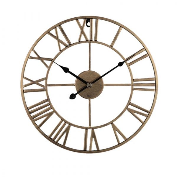 Modern Brown Wall Clock 60cm A95-RG