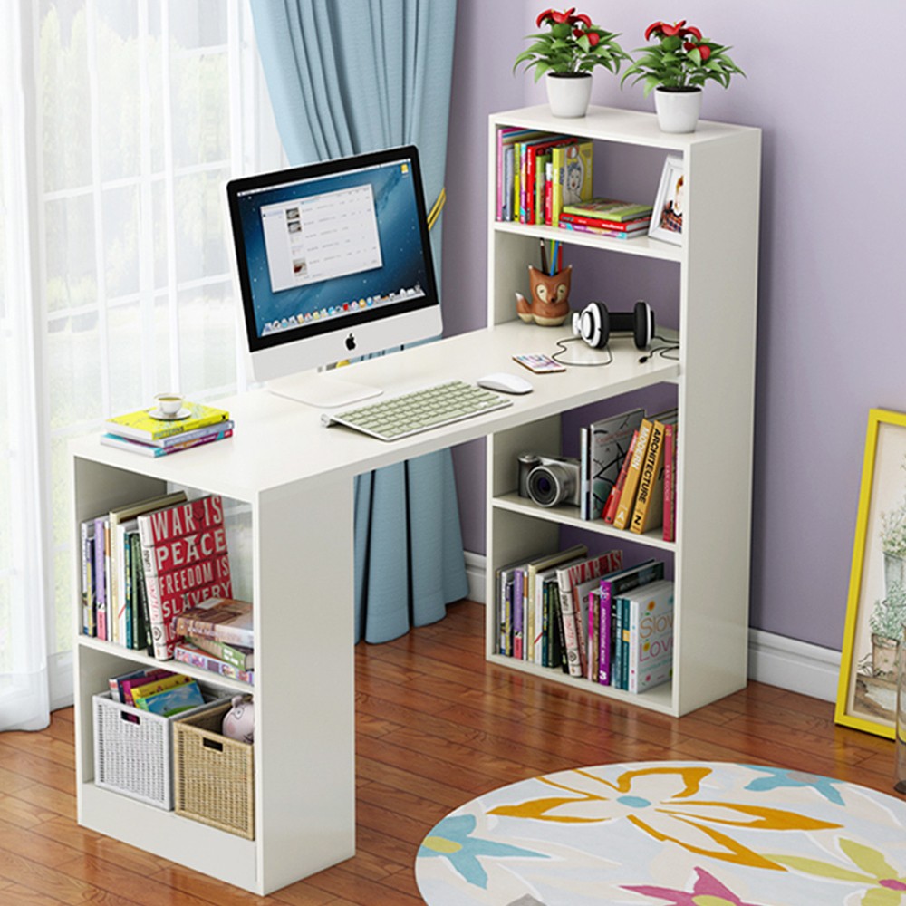 Modern Office Desk With Side File & Book Shelve 002-14