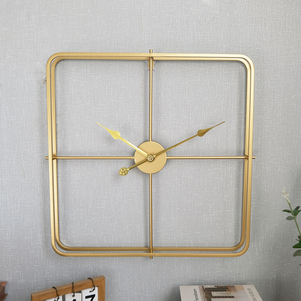Modern Nordic Luxurious Fashionable Iron Wall Decoration Clock 2058G