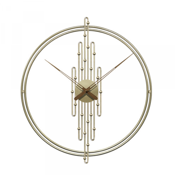 Luxury metal wall clock – Gold 72*65CM